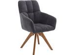 Drehstuhl HOME AFFAIRE, beige (beige, schwarz, beige), B:61cm H:90cm T:66cm, Stühle, Drehstuhl