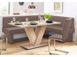 Eckbank HOME AFFAIRE, braun (cappuccino), B:162cm H:89cm T:222cm, Sitzbänke, Eckbank