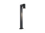 LED Pollerleuchte PAULMANN "Kimu IP44 822mm 3000K 8W 500lm 230V 70 Anthrazit Aluminium", grau (anthrazit), H:82,2cm T:23,4cm Ø:8cm, Leuchten, LED Pollerleuchte