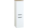 Midischrank SAPHIR "Quickset 500, Badschrank 32,4 cm breit, 2 Türen", weiß matt, B:32,4cm H:115,4cm T:32,2cm, Holzwerkstoff, Schränke, Midischrank, 2 Einlegeböden, Badezimmer-Midischrank