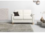 2-Sitzer HOME AFFAIRE "Palmera, B: 149 cm", weiß (reinweiß), B:149cm H:89cm T:89cm, Luxus-Microfaser (100% Polyester);Struktur (100% Polyester);Luxus-Microfaser in Lederoptik (100% Polyester), Sofas, 2-Sitzer, mit Federkern