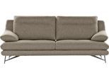 2-Sitzer CALIA ITALIA "Cezanne, italienisches Designsofa mit erstklassigem Sitzkomfort", beige (44 beige), B:180cm H:90cm T:96cm, Sofas, 2-Sitzer, wahlweise mit Sitztiefenverstellung