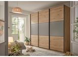Schwebetürenschrank STAUD "Includo, Made in Germany", braun (artisan eiche, saphir), B:280cm H:222cm T:68cm, Holzwerkstoff, Schränke, Schwebetürenschrank
