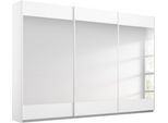 Schwebetürenschrank RAUCH "Kleiderschrank Schrank Garderobe Wäscheschrank Ankleide MALIBU", weiß (alpinweiß), B:271cm H:210cm T:62cm, Holzwerkstoff, Schränke, Schwebetürenschrank, mit großflächigen Türen, großzügiger Stauraum MADE IN GERMANY