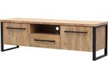TV-Schrank OMG DESIGN "Carriba Lowboard", braun (tropic), B:160cm H:50cm T:45cm, Holzwerkstoff, Schränke, TV-Schrank, mit Soft-Close, Breite 160 cm