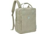 Wickelrucksack LÄSSIG "Green Label, Vividal Backpack Cord, light khaki", Baby, Gr. B/H/T: 29cm x 38cm x 14cm, grün (khaki), Polyester, Polyurethane, Rucksäcke Wickelrucksack