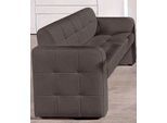 2-Sitzer EXXPO - SOFA FASHION "Barista, modern und bequem, hoher Sitzkomfort", grau (taupe), B:162cm H:82cm T:68cm, Sofas, 2-Sitzer, moderne Sitz- und Rückenverarbeitung, frei im Raum stellbar
