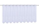 Scheibengardine GERSTER "Sabine" Gr. 1, weiß, B:150cm H:50cm, Polyester, Gardinen, Scheibengardine, HxB: 50x150, mit gestickten Blumendesign