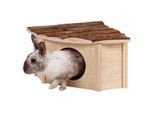 Kerbl Pet Eckhaus für Nager Nature 25 cm, 25 cm, 17 cm