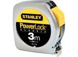 STANLEY Bandmaß PowerLock®, Metallgehäuse, 3m