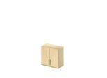 Schäfer Shop Genius Aufsatzschrank TETRIS WOOD, 2 OH, B 800 mm, abschließbar, Ahorn-Dekor