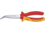 VDE-Flachrundzange 160 mm gerad.verchr.