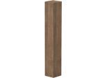 Mehrzweckschrank HOME AFFAIRE "Infinity Breite 28 cm, Stauraumschrank mit 1 Tür, Mehrzweckschrank", braun (mercure holzstruktur nb), B:28cm H:186cm T:30cm, Schränke, Mehrzweckschrank, mit Push-to-open Funktion, 2 Größen, verschiedene Farben