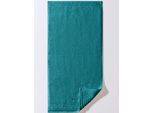 Handtuch VOSSEN Gr. 2, blau (petrol), B:67cm L:140cm, Walkfrottee, 100% Baumwolle, Handtücher, Handtuch