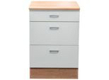 Unterschrank BASIC BY BALCULINA "Andy", weiß, B:60cm H:90cm T:60cm, Schränke, Unterschrank, Breite 60 cm
