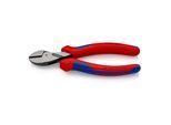 KNIPEX 73 02 160 X-Cut® Kompakt-Seitenschneider hochübersetzt mit Mehrkomponenten-Hüllen schwarz atramentiert 160 mm)