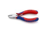 KNIPEX 70 15 110 Seitenschneider mit Mehrkomponenten-Hüllen verchromt 110 mm)