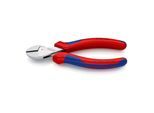 KNIPEX 73 05 160 X-Cut® Kompakt-Seitenschneider hochübersetzt mit Mehrkomponenten-Hüllen verchromt 160 mm)