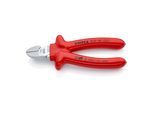 KNIPEX 70 07 160 Seitenschneider tauchisoliert, VDE-geprüft verchromt 160 mm)