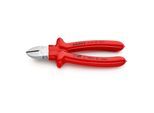 KNIPEX 70 07 180 Seitenschneider tauchisoliert, VDE-geprüft verchromt 180 mm)