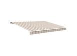 Gelenkarmmarkise WISMAR "Classic", beige (beige, grau), B:550cm H:25cm, Polyacryl, Markisen