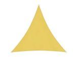 Sonnensegel WINDHAGER "Cannes Dreieck", gelb, B:500cm T:500cm, Polyester, Sonnensegel, 5x5x5m, gelb