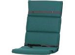 Sesselauflage SIENA GARDEN "Stella", grün (smaragd), B:48cm H:6cm T:110cm, Polsterauflagen, BxT: 48x110 cm