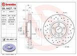 BREMBO Bremsensatz, Scheibenbremse Bremsensatz-Vorn und Hinten sg00000eiu Hinterachse Gelocht 300mm 11mm für Ford (CHANGAN) Volvo MG (SAIC)