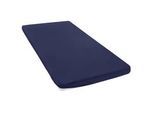 Spannbettlaken OTTO HOME "Physalis Topper COMFORT", marine, B:180cm L:200cm, Jersey, Obermaterial: 100% Baumwolle, Bettlaken, Spannbettlaken, Baumwolle, Matratzen bis 10 cm Höhe, Bettlaken, Spannbetttuch, Laken