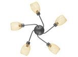 Deckenleuchte Spirit Schwarz/Gold max. 6 Watt Deckenlampe
