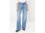 Brax Dames Palazzobroek Style MAINE USED REGULAR BLUE, denim blauw regular,
