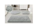 Badematte OTTO HOME "Kaarin", mittel grau, H:30mm, Polyester, Badematten, Badematte, Badteppich, getuftet, flauschig, hochflor, große Farbauswahl