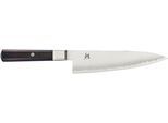Kochmesser MIYABI "Miyabi 4000FC Gyutoh", braun, Klingenlänge 20cm, Spezialklingenstahl, Stahl, Kochmesser, Kochmesser, Klingenlänge 20 cm, FRIODUR eisgehärtete Klinge