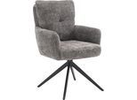 Esszimmerstuhl HOME AFFAIRE "Valldemossa", grau (anthrazit, schwarz, anthrazit), B:60cm H:92cm T:67cm, Stühle, Esszimmerstuhl