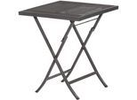 Gartentisch MERXX "Samos", schwarz, B:60cm H:71cm T:60cm, Tische, Gartentisch, 60x60 cm
