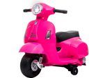 Elektro-Kinderroller JAMARA "Ride-on Vespa Mini, Li-Power 8.4", pink, Elektro-Kinderfahrzeuge, KinderB:38cm H:52cm T:66,5cm, Elektro-Kinderroller, mit Licht und manueller Hupe, B:38cm H:52cm T:66,5cm