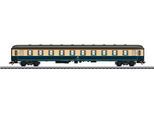 Personenwagen MÄRKLIN "Märklin Schnellzugwagen Am 203 - 43914", blau (blau, beige), Modelleisenbahn-Fahrzeuge, KinderB:3,5cm H:5cm L:28,2cm, Kunststoff, Metall, Personenwagen, Made in Europe, B:3,5cm H:5cm L:28,2cm