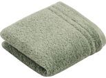 Gaestehandtuecher VOSSEN "Vienna Style Supersoft", grün (soft grün), B:30cm L:50cm, Walkfrottee, Baumwolle, Handtücher, Gaestehandtuecher, im Set, supersoft Baumwolle