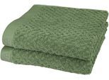 Handtücher ROSS "Harmony", grün (piniengrün), B:50cm L:100cm, Frottier, Baumwolle, Handtücher, Handtücher, 100 % Baumwolle, Hoch Tief Struktur, viele Farben
