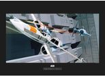Bild KOMAR "Star Wars Classic RMQ X-Wing vs TIE-Fighter", bunt (farbe bild(er): bunt), B:70cm H:50cm, Holz, Papier, Bilder, Bild, Wandbild zur Dekoration im Kinderzimmer - ohne Rahmen
