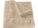 Badetuch MUSTERRING "Solid", beige, B:70cm L:140cm, Frottee, Baumwolle, Handtücher, Badetuch, hautschmeichelnde Airtouch Qualität