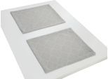 Platzset ADAM "Indian Cortezada Light" Gr. 1, grau (hellgrau), B:30cm L:40cm, Obermaterial: 100% Baumwolle, Platzsets, Platzset