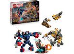 Konstruktionsspielsteine LEGO "Avengers: Endgame Thor vs. Chitauri (76322), LEGO Super Heroes", bunt, Spielbausteine, Kinder, Kunststoff, Konstruktionsspielsteine, Made in Europe