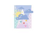 Bild KOMAR "Winnie the Pooh Clouds", bunt (farbe bild(er): bunt), B:30cm H:40cm, Holz, Papier, Bilder, Bild, Wandbild zur Dekoration im Kinderzimmer - ohne Rahmen