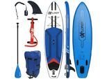 SUP-Board EXPLORER "Sunshine 10.0", bunt (blau, weiß, rot), Wassersportboards, 305x81x15cm 305cm, Kunststoff, SUP-Board