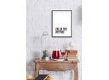 Bild QUEENCE "I'M IN THE PICTURE", schwarz-weiß (farbe rahmen: schwarz, farbe bild(er): weiß, schwarz), B:40cm H:50cm, Acrylglas, Holz, Papier, Bilder, Bild, HD Premium Poster-Druck inkl. Holzrahmen