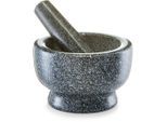 Mörser ZELLER PRESENT, grau (anthrazit), H:8cm Ø:13cm, Granit, Mörser, Mörser, Granit