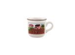 Tasse VILLEROY & BOCH "Kaffeetasse Design Naif 200 ml bunt", bunt, Porzellan, Trinkgefäße, Tasse