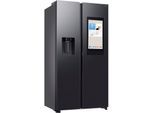 SAMSUNG Side-by-Side "RS90F67BE", Energieeffizienz: E, silber (schwarz steel), B:91,2cm H:178cm T:72,6cm, Kühlschränke, Side-by-Side