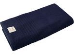 Badetuch DYCKHOFF "Nature", blau (marine), B:70cm L:200cm, Frottier, Obermaterial: 100% Baumwolle, Handtücher, Badetuch